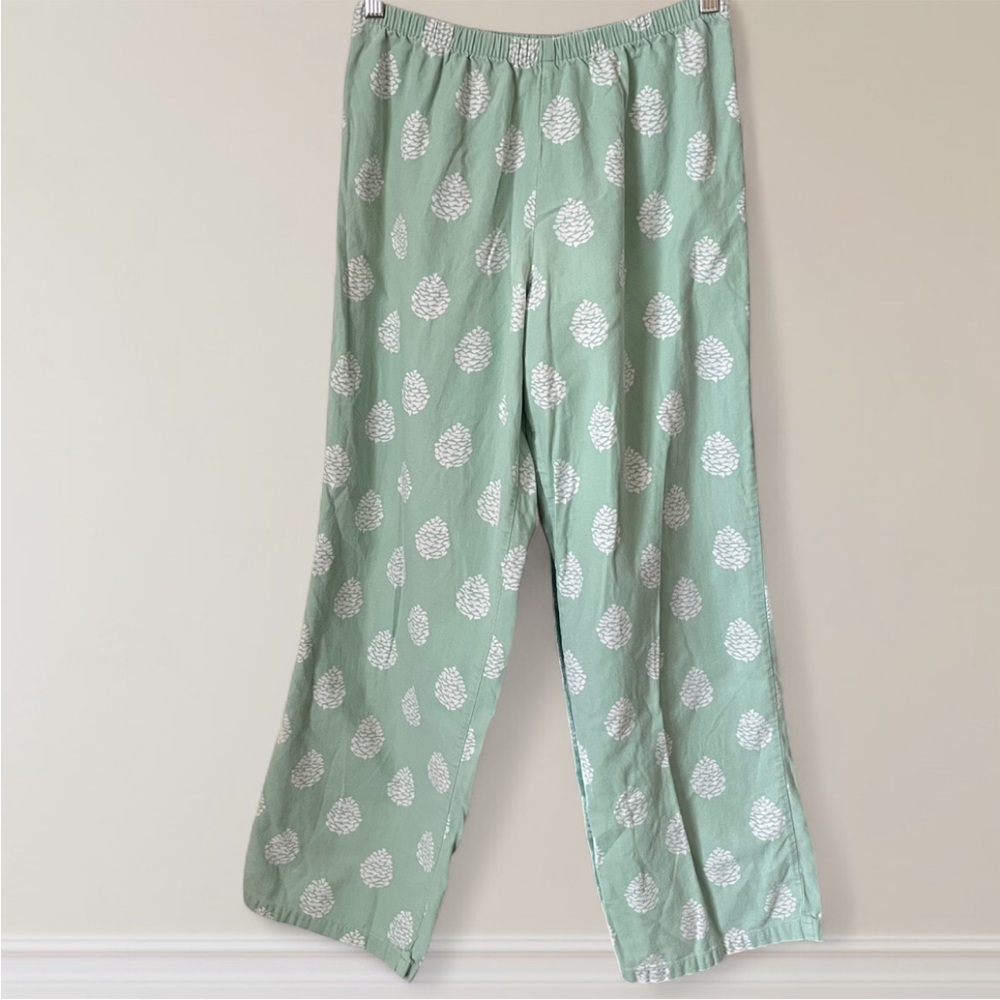 Garnet Hill Pine Cone Pajama Pants